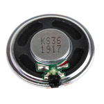 RS PRO 8Ω 1W Miniature Speaker 36mm Dia. , 36 (Dia.) x 4.8mm