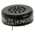 RS PRO 8Ω 0.1W Miniature Speaker 23mm Dia. , 3.3mm Lead Length, 23 (Dia.) x 8.4mm