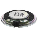 RS PRO 8Ω 0.3W Miniature Speaker 20mm Dia. , 20 (Dia.) x 3.1mm
