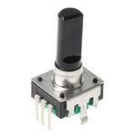 Bourns 24 Pulse Incremental Mechanical Rotary Encoder with a 6 mm Flat Shaft, Through Hole