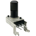 Bourns 12 Pulse Incremental Mechanical Rotary Encoder with a 6 mm Flat Shaft (Not Indexed), Through Hole