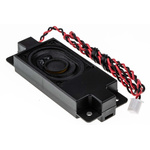 RS PRO 8Ω 2W Miniature Speaker, 400mm Lead Length, 80 x 31.1 x 14.9mm