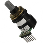 Grayhill 5V dc Optical Encoder with a 6.35 mm Flat Shaft, Panel Mount, PC Pin