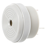 RS PRO 92dB Panel Mount Continuous, Fast Pulse Internal Piezo Buzzer, 35.5 (Dia.) x 23.5mm, 6V dc Min, 28V dc Max
