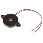 RS PRO 97dB Panel Mount Continuous External Piezo Buzzer, 44.5 x 30 x 5.1mm, 50V ac Max