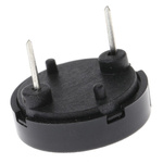RS PRO 75dB Through Hole Continuous External Piezo Buzzer, 16.5 (Dia.) x 6.7mm, 1V ac Min, 30V ac Max