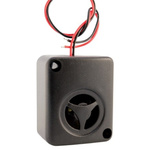 RS PRO 102dB Wall Mount Siren Internal Piezo Buzzer Miniature Speaker, 47 x 39 x 22.8mm, 6V dc Min, 14V dc Max