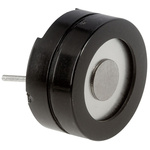 RS PRO 70dB PCB Mount Magnetic Buzzer Component, 12 (Dia.) x 5.5mm, 1V ac Min, 3V ac Max