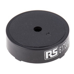 RS PRO 85dB Through Hole Continuous External Piezo Buzzer, 24 x 7.5mm, 1V ac Min, 30V ac Max