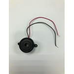 RS PRO 73dB Screw Mount Continuous Piezo Buzzer, 23.8 (Dia.) x H14.5mm, 3V dc Min, 20V dc Max