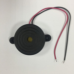 RS PRO 81dB Screw Mount Fast Pulse Piezo Buzzer, 41.8 (Dia.) x H16.0mm, 3V dc Min, 20V dc Max