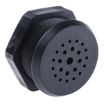 Sonitron 98dB Panel Mount Continuous Internal Piezo Buzzer, 36.5 x 26mm, 0.7V dc Min, 15V dc Max