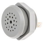 Sonitron 87dB Panel Mount Continuous Internal Piezo Buzzer, 36.5 x 26mm, 2V dc Min, 35V dc Max