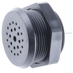Sonitron 86dB Panel Mount Multifunction Internal Piezo Buzzer, 36.5 x 26mm, 5V dc Min, 35V dc Max