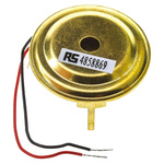 RS PRO 85dB Panel Mount Continuous External Piezo Buzzer, 22 (Dia.) x 4.5mm, 1V dc Min, 30V dc Max