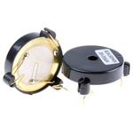 RS PRO 83dB Through Hole Continuous Internal Piezo Buzzer, 28.6 (Dia.) x 7.5mm, 3V dc Min, 28V dc Max