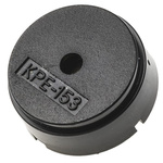 Kingstate 82dB Through Hole Continuous External Piezo Buzzer, 17 (Dia.) x 7.6mm, 30V ac Max