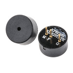 RS PRO 70dB Through Hole Continuous Internal Piezo Buzzer, 13.8 (Dia.) x 7mm, 3V dc Min, 16V dc Max