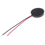RS PRO 80dB Panel Mount Continuous External Piezo Buzzer, 13 (Dia.) x 2.5mm, 30V ac Max