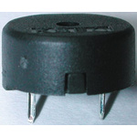 RS PRO 80dB Through Hole Continuous External Piezo Buzzer, 14 (Dia.) x 6.7mm, 30V ac Max