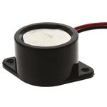 RS PRO 85dB Panel Mount Continuous Internal Piezo Buzzer, 39 x 25.6 x 16mm, 6V dc Min, 14V dc Max