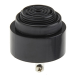 RS PRO 80dB Panel Mount Fast Pulse Internal Piezo Buzzer, 42.5 (Dia.) x 33mm, 6V dc Min, 28V dc Max