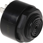 RS PRO 88dB Panel Mount Continuous, Fast Pulse Internal Piezo Buzzer, 42.5 x 33mm, 6V dc Min, 28V dc Max