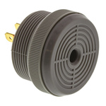 RS PRO 76dB Panel Mount Slow Pulse Internal Piezo Buzzer, 37.8 (Dia.) x 23.5mm, 6V dc Min, 28V dc Max