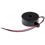 RS PRO 88dB Panel Mount Fast Pulse Internal Piezo Buzzer, 41.8 x 16mm, 5V dc Min, 20V dc Max