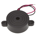 RS PRO 92dB Panel Mount Continuous Internal Buzzer, 14.8 (Dia.) x 16mm, 3V dc Min, 20V dc Max