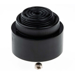 RS PRO 92dB Panel Mount Continuous, Fast Pulse Internal Buzzer, 42.5 (Dia.) x 42.5mm, 6V dc Min, 28V dc Max