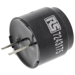 RS PRO 85dB PCB Mount Continuous Internal Magnetic Buzzer Component, 16 (Dia.) x 14mm, 4V dc Min, 8V dc Max