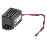 RS PRO 75dB Flange Mount Continuous Internal Magnetic Buzzer Component, 33.5 x 17 x 15.5mm, 6V dc Min, 8V dc Max