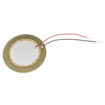 Murata SMD Diaphragm External Piezo Buzzer, 35 (Dia.) x 0.53mm, 3V ac Max