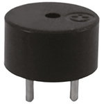 RS PRO 80dB PCB Mount External Magnetic Buzzer Component, 6.5 (Dia.) x 3.5mm, 2V Min, 4V Max