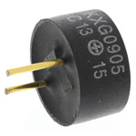 RS PRO 87dB PCB Mount Continuous Internal Magnetic Buzzer Component, 9.6 (Dia.) x 5mm, 4V Min, 7V Max