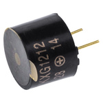 RS PRO 94dB Through Hole Continuous Magnetic Buzzer Component, 12 x 9.5mm, 8V dc Min, 12V Max