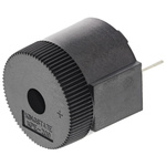 RS PRO 91dB Through Hole Continuous Internal Piezo Buzzer, 25 x 22.8mm, 9V dc Min, 12V dc Max