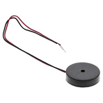 RS PRO 80dB Panel Mount Square Wave External Piezo Buzzer, 16.5 x 4mm, 30V Max