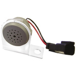 Sonitron 90dB Bracket Mount Intermittent External Piezo Buzzer, 36.5 (Dia.) x 26mm, 7.5V dc Min, 40V dc Max