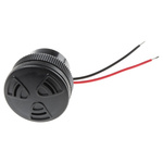 RS PRO 100dB Wire Leads Continuous Internal Magnetic Buzzer Component, 33 x 28.9mm, 5V dc Min, 25V dc Max