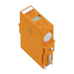 Weidmuller, 13521 Surge Arrester 280 V ac Maximum Voltage Rating 25kA Maximum Surge Current Type 1 Arrester, Type 2