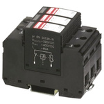 Phoenix Contact, VAL-MS 600DC-PV/2+V Surge Arrester 800 V dc Maximum Voltage Rating 40kA Maximum Surge Current Arrester