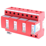 Dehn, DV Modular Surge Protector 255 V ac Maximum Voltage Rating 100kA Maximum Surge Current Lightning Arrester