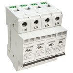 Bourns, 1210 Surge Arrester 415 V ac Maximum Voltage Rating 100kA Maximum Surge Current 4 Pole Protector
