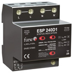 WJ Furse, D1 Lightning / Surge Arrester 280 V Maximum Voltage Rating 6.25kA Maximum Surge Current Mains Surge Protector