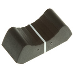 Sifam Black Potentiometer Knob, 4/02 LK110 08
