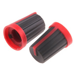 RS PRO 13mm Grey Potentiometer Knob for 6mm Shaft Splined