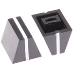 RS PRO 11mm Black Potentiometer Knob for 4mm Shaft
