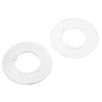 RS PRO 46.8mm Clear Potentiometer Dial for 24mm Shaft